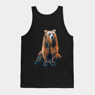 Bear - Woodland Themed Kids Room, Funny Gifts For Forester, Cute Animals Tank Top